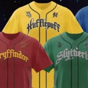 Miami Marlins Harry Potter Hufflepuff Jersey Stadium Promo XL, Like New